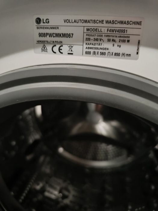 Пральні машини LG