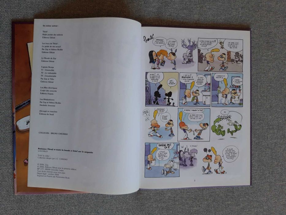 BD Titeuf "Mes meilleurs copains" de ZEP
