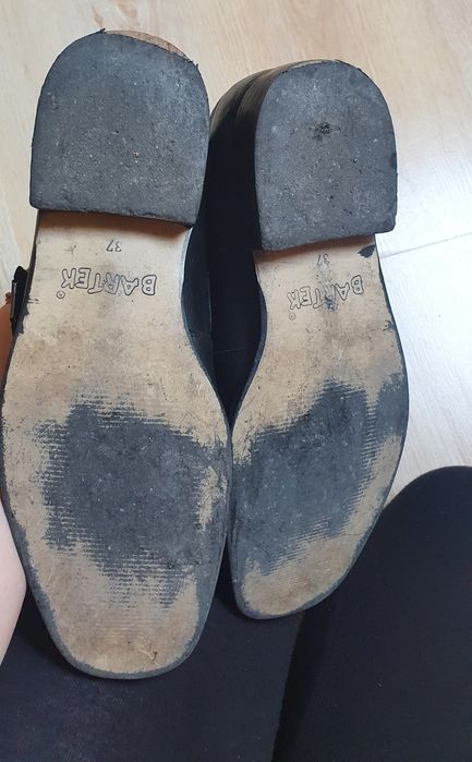 Buty Bartek skórzane czarne rozmiar 37