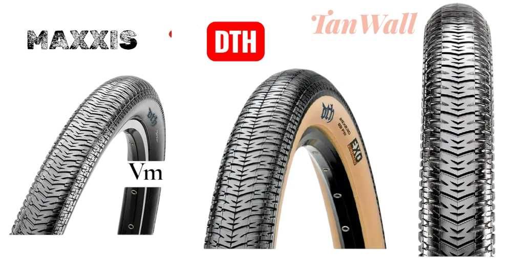 Покришка Maxxis DTH 26 Велосипед Skinwall Tanwall Коричнева