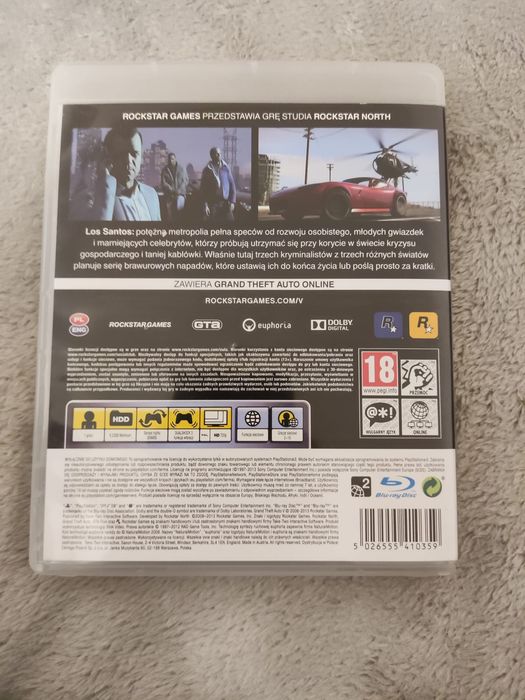 Gra PS3 GTA V Stan idealny