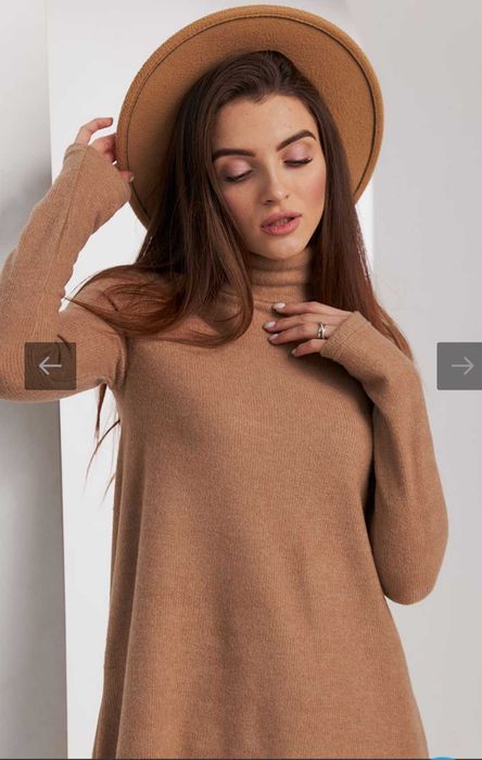 Стильна сукня у рубчик з в'язки, розмір С-М