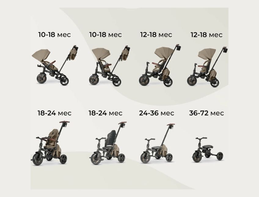 Триколісний велосипед Maraton з батьківською ручко Tri-cycle COMFO MAX