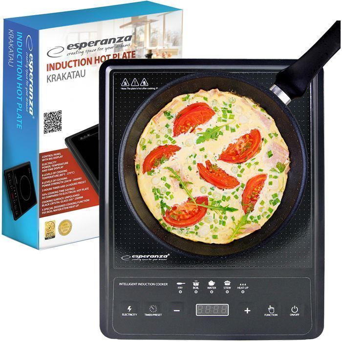 Kuchenka indukcyjna jednopalnikowa turystyczna przenośna KRAKATAU