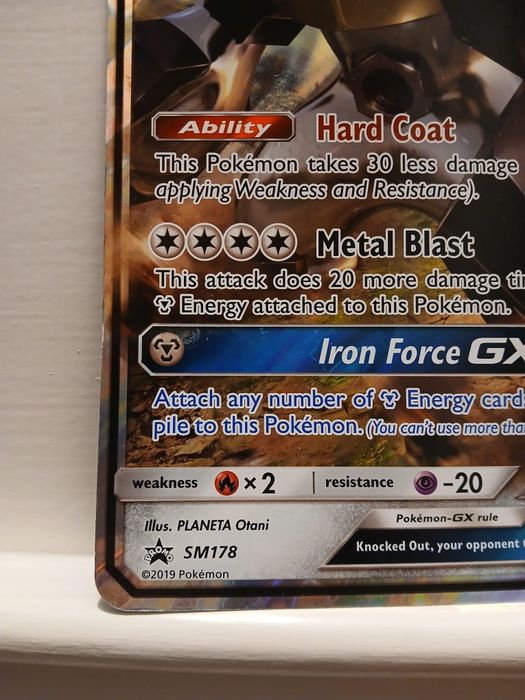 Pokémon Melmetal GX carta oversized (20/15cm)