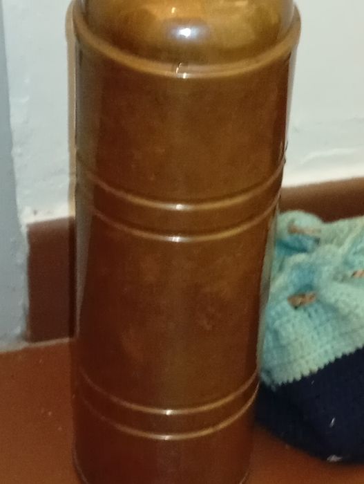 Garrafa em Cobre Térmica com bolsa em algodão