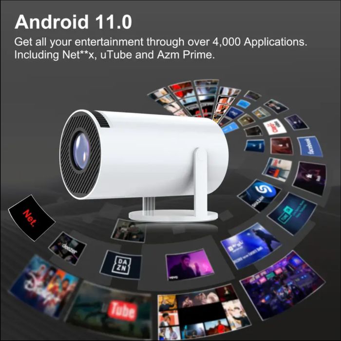 Projetor 4k substituto de tv