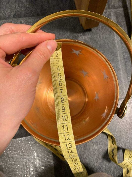 Ведро для льда медное