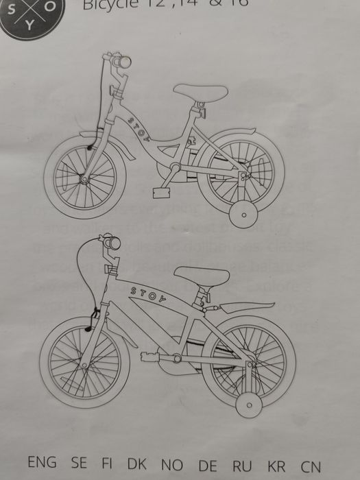 Bicicleta infantil Stoy 3/6 anos