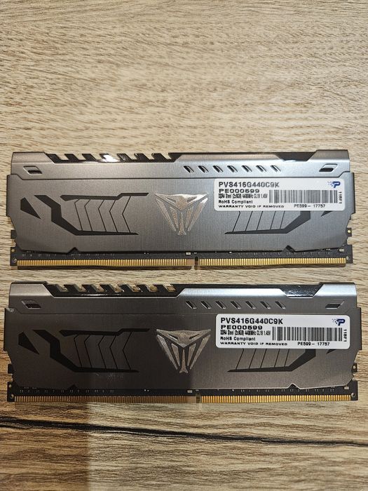 RAM DDR4, patriot 2x8GB 4400Mhz CL19