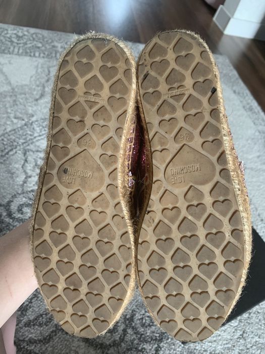 Espadryle Love Moschino