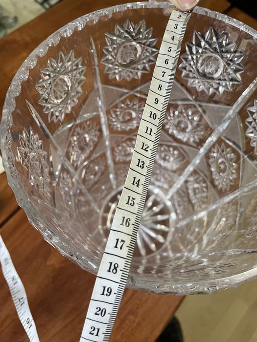 Duży kryształ PRL. 30cm stan idealny