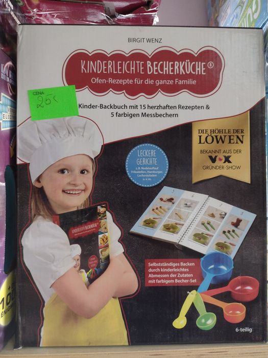 Książka kucharska z 4miarkami dla dzieci