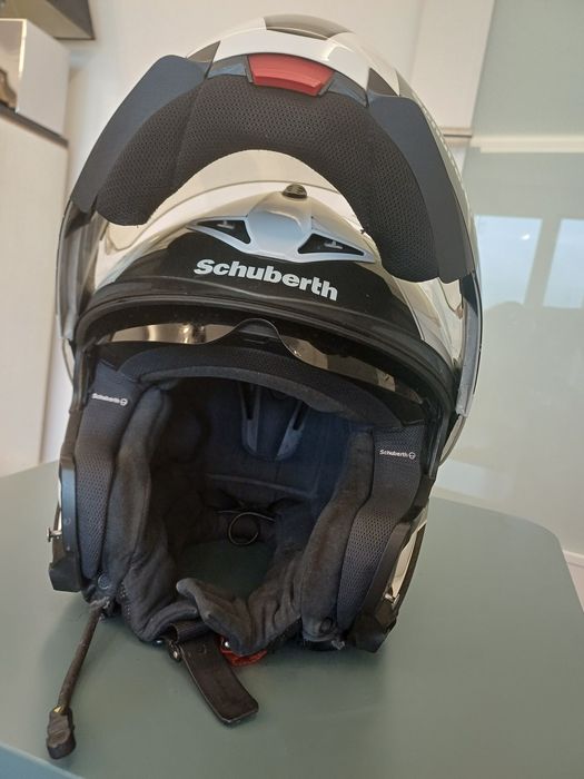 Capacete modular Schuberth c3 pro com sistema de som