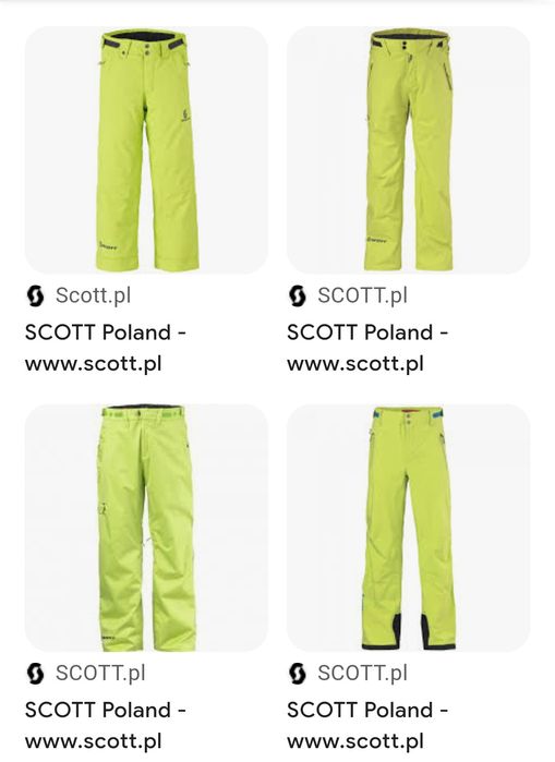 Scott spodnie premium zimowe r140