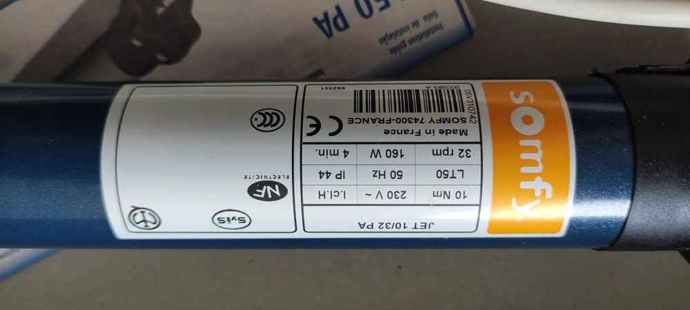 Silnik, napęd Somfy Jet 10/32 PA