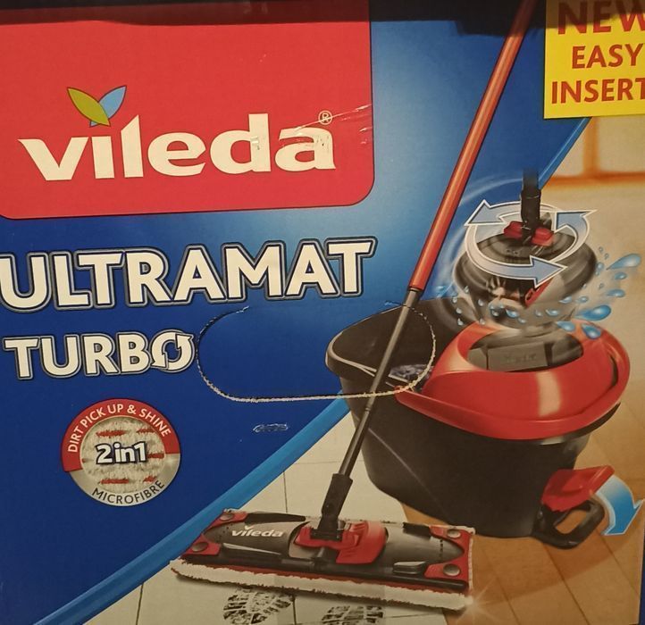 Mop obrotowy Vileda Easy Wring ULTRAMAT Turbo płaski