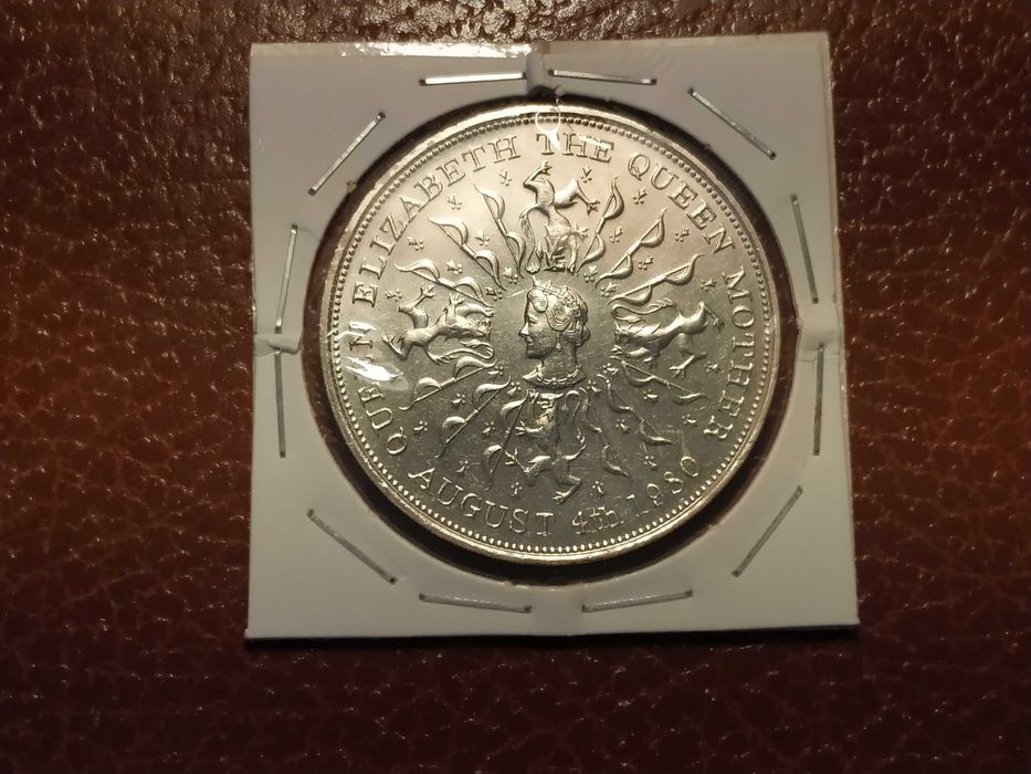 A437 moeda comemorativa de 25 pence de 1980 - Reino Unido