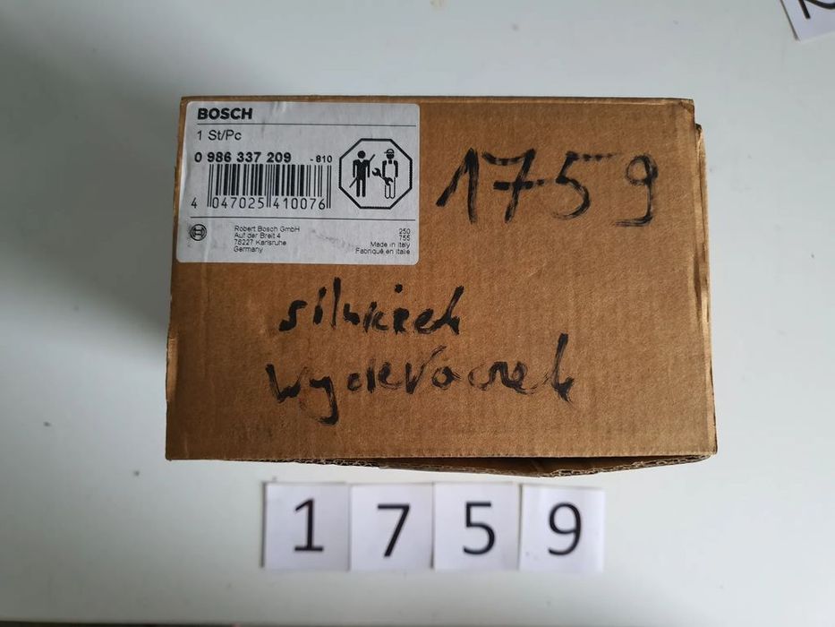 silnik wycieraczek, bosch 0986337209, scania