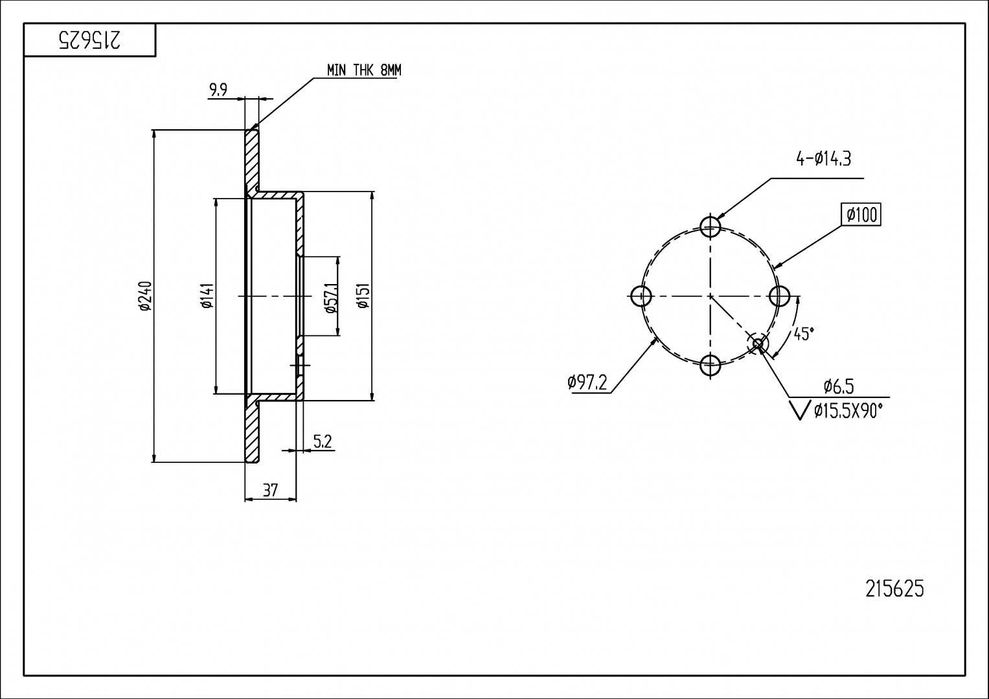 Opel Astra G/H 98- Tarcze hamulcowe tył /4 śruby/ + klocki kpl.>