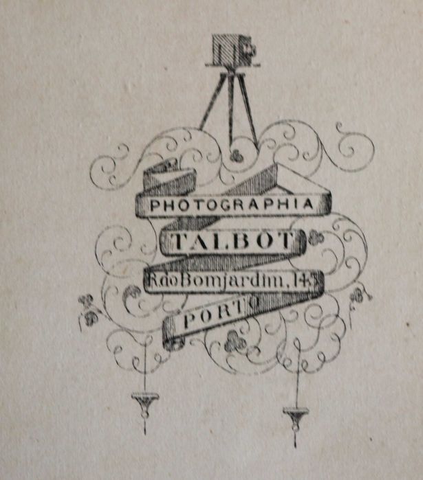 Senhora com menino CDV Talbot Porto