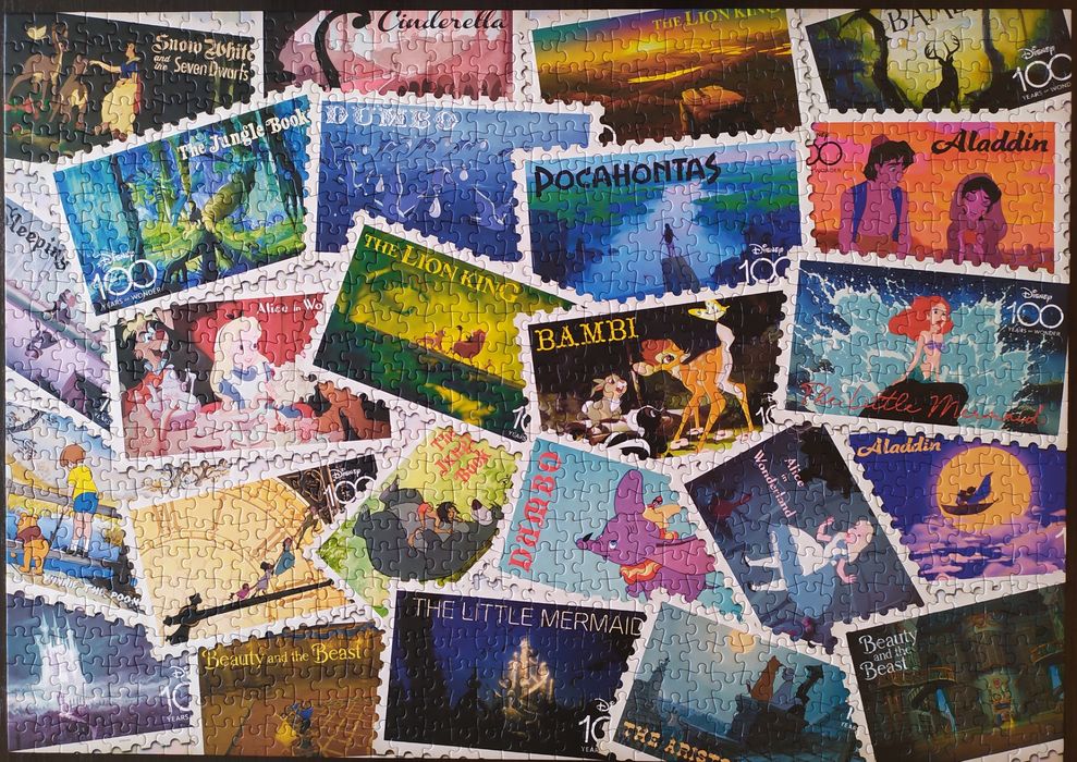 Puzzle Trefl Prime 1000 Disney stamps collection
