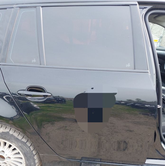 schwarz II 2 czarne drzwi tyl tylne prawe bmw e61 kombi