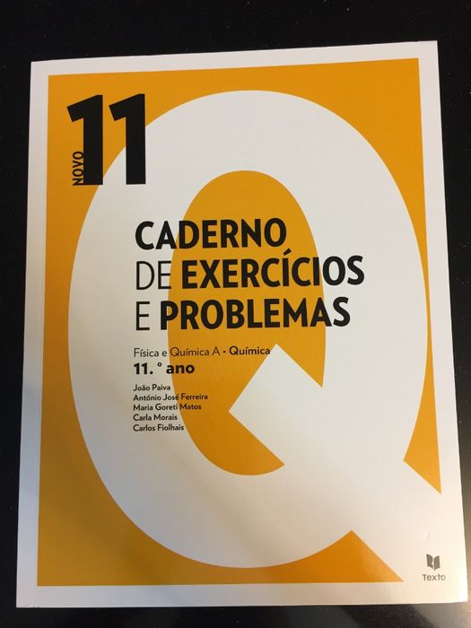 Caderno de atividades Fís. e Quím. A - Química 11.º ano (Novo 11) NOVO