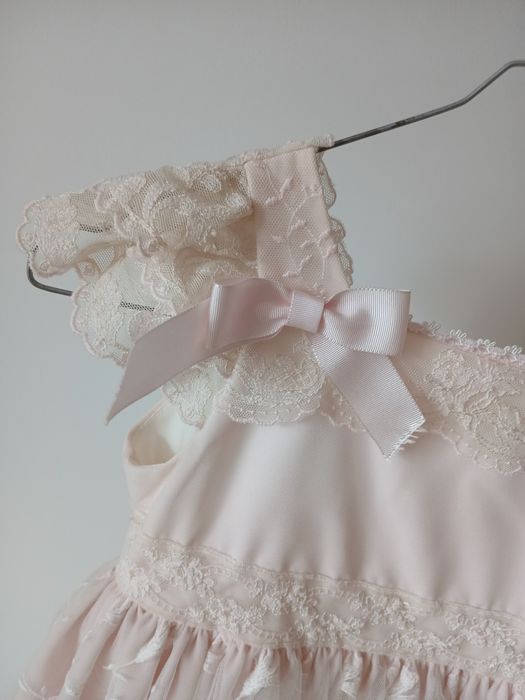 Vestido cerimónias,  1 comunhão, com rendas . Festa