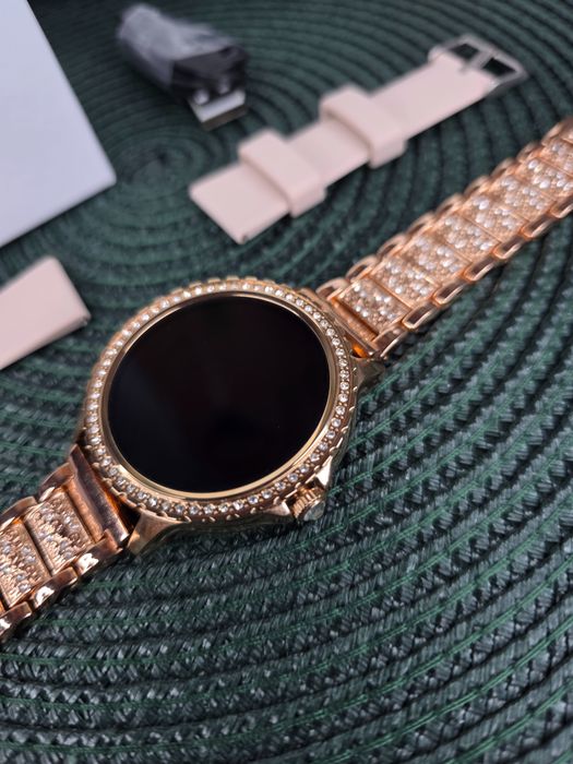 Złoty Smartwatch Damski LIGE 8gen Połączenia Bluetooth 2 paski NOWY