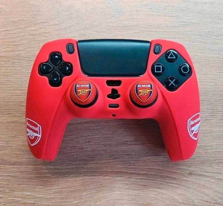 Silikonowe etui antypoślizgowe pad kontroler Playstation Arsenal FC
