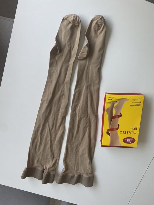 Ponczochy samonosne CCL 1 przeciwzylakowe r. M