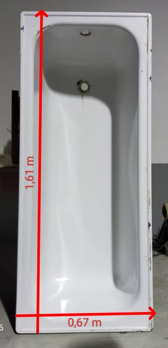 Banheira Antiga de Encastre em Ferro Fundido Esmaltado