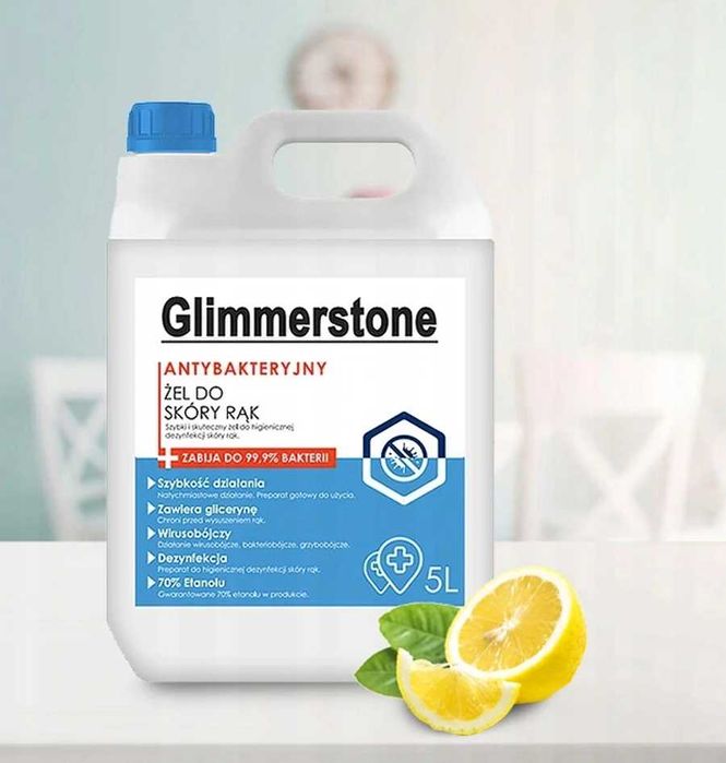 ŻEL - Płyn do dezynfekcji  rąk. ZAPACHOWY 5L