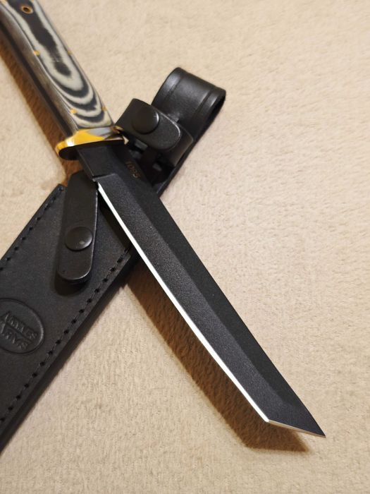 Bagnet, nóż tanto 49/ Stal 1095/Mosiądz