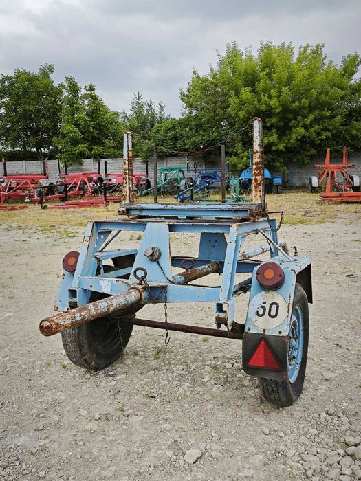 Przyczepa dłużycowa dłużyca EIGENBAU DMC 680 kg stali drutu słupów A/2
