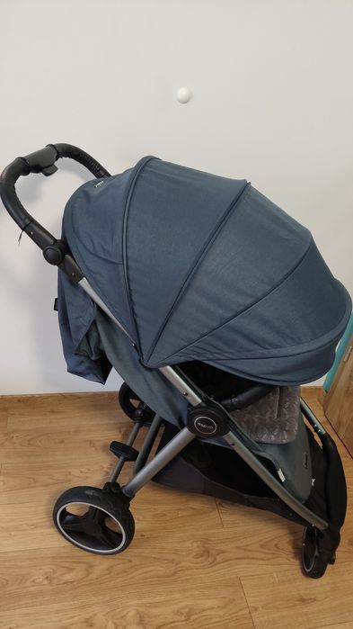 Wózek spacerowy z amortyzatorami 9kg Espiro Wave Navy Blue