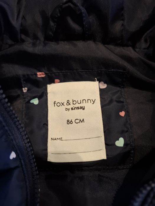 Dziewczęca ocieplana kamizelka r.86