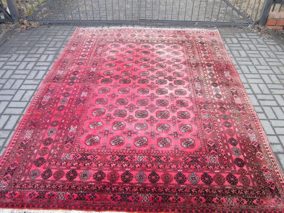 Dywan wełniany ręcznie tkany Afgan 305/227