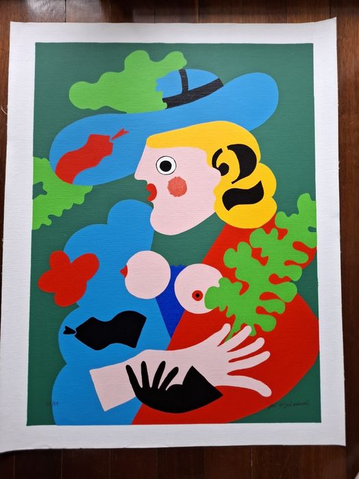 Serigrafia sobre tela José de Guimarães