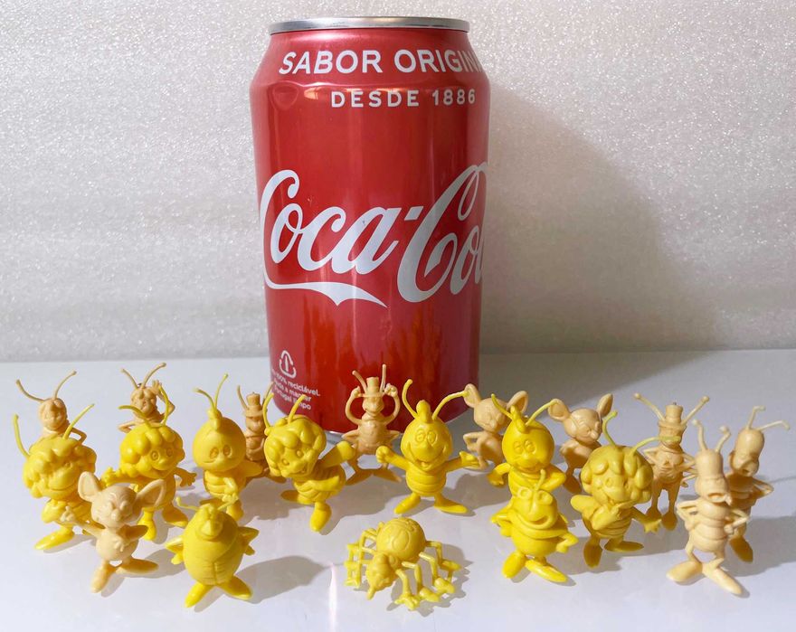 Antiga Coleção Completa ~ ”ABELHA MAYA” ~ 20 Monocromáticos ~ Anos 80