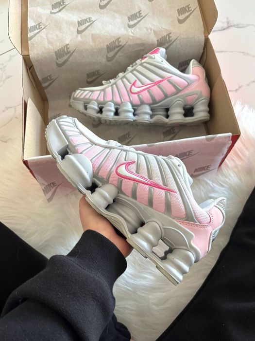 Кросівки Кроссовки Nike Shox TL Pink Foam Grey Pink Серый Розовый Сірий рожевий Кросовки демісезон