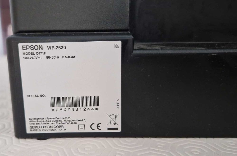 Impressora Epson WF-2630 a cores