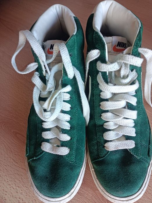 Nike blazer mid suede verde
