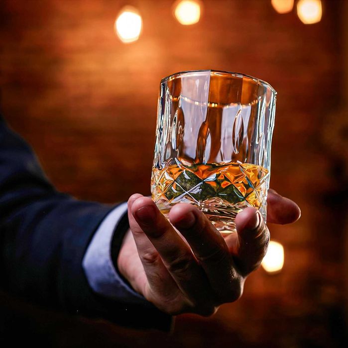 Zestaw do Whisky Szklanki Kamienie Pudełko Prezent + GRATIS Podkładki