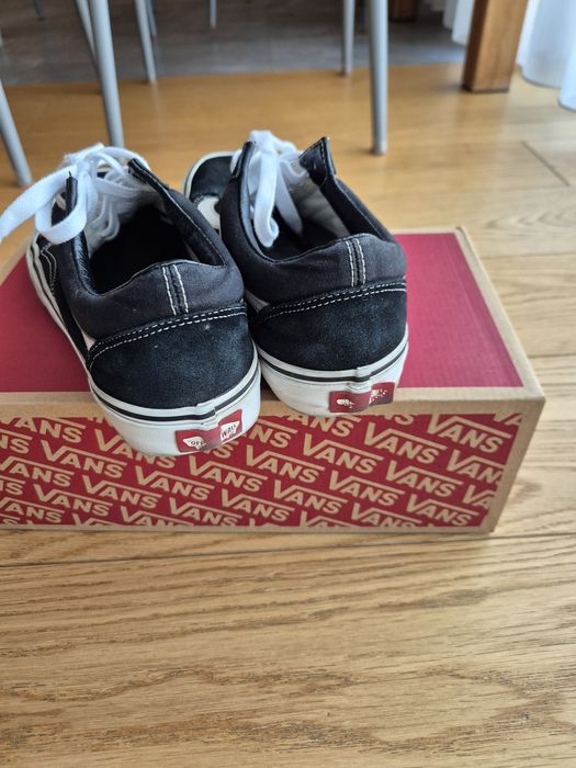 Vans czarne rozmiar 9,5, 26 cm, 40,5