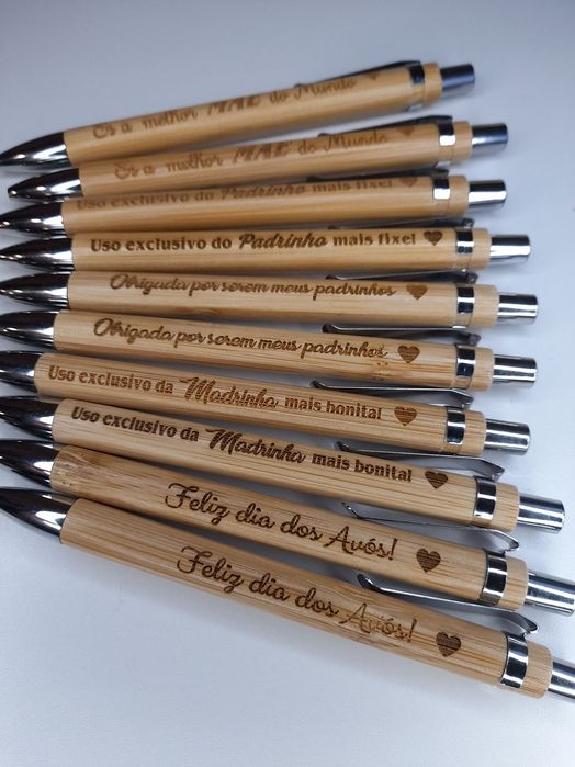 Canetas e lápis personalizados