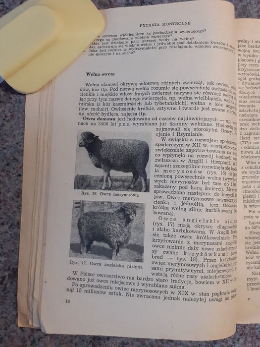 Bohdan Beuth - Materiałoznawstwo odzieżowe [WPLiS 1967] spis treści