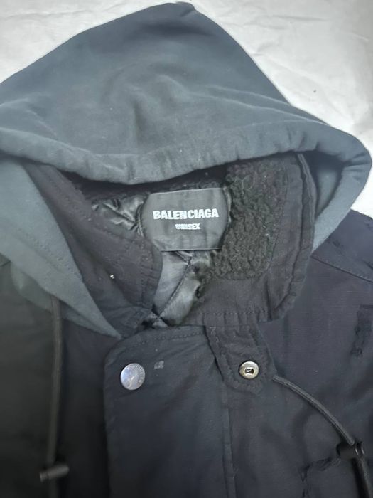 Куртка balenciaga distressed rick opium archive