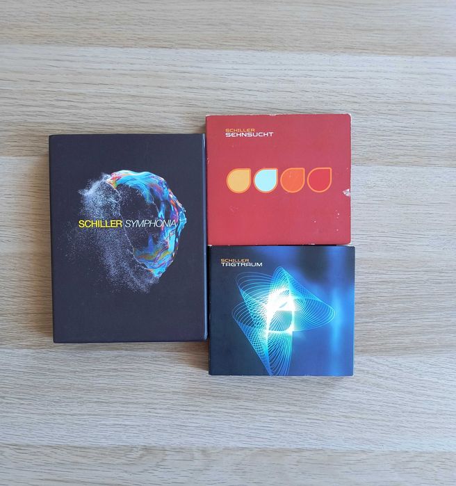 Schiller Tagtraum 2XDVD+CD & Sehnsucht CD+DVD & Symphonia DVD+2XCD  Stan WSZYSTKICH PŁYT  SUPERr WYS.GRATIS